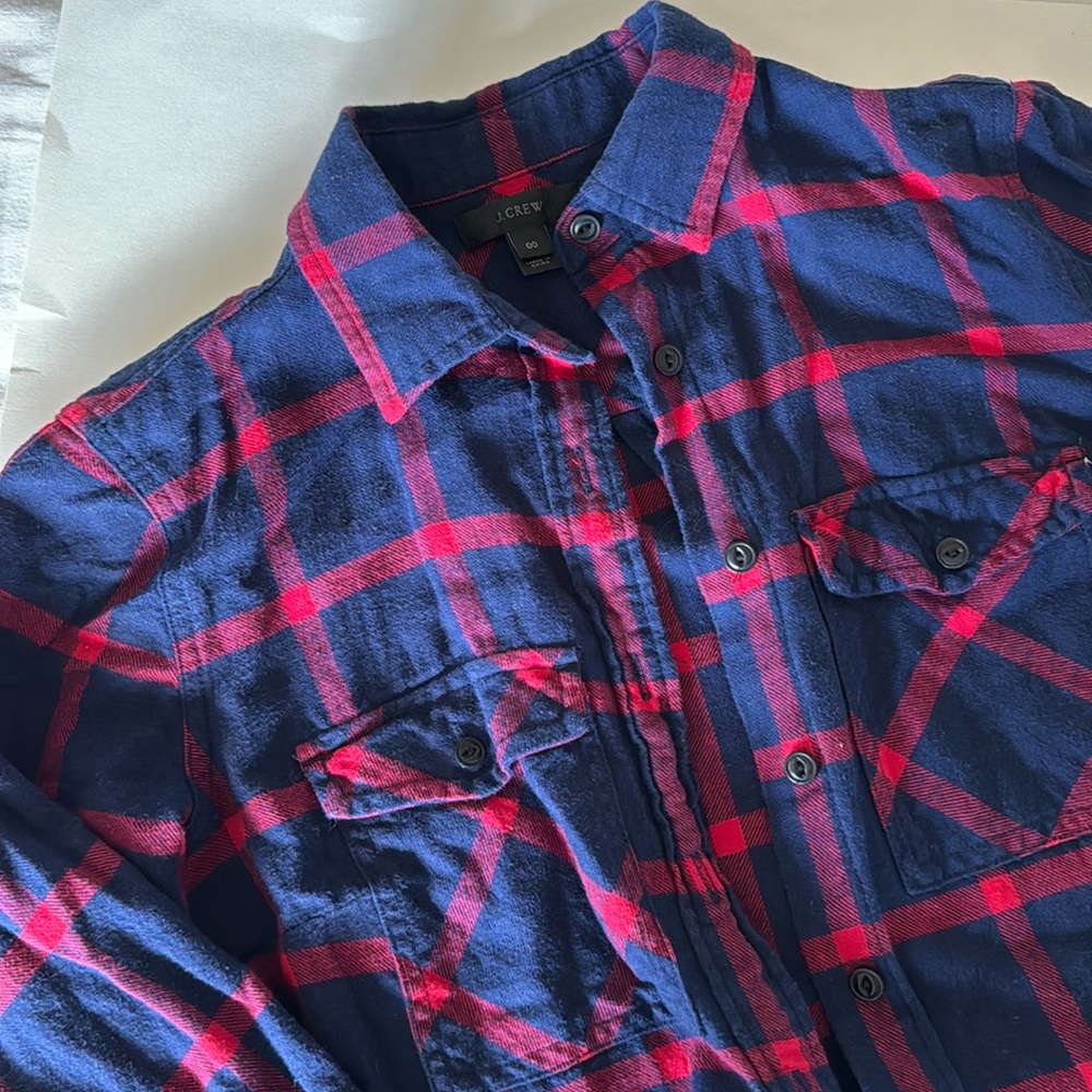 J.crew Button Down Flannel Shirt